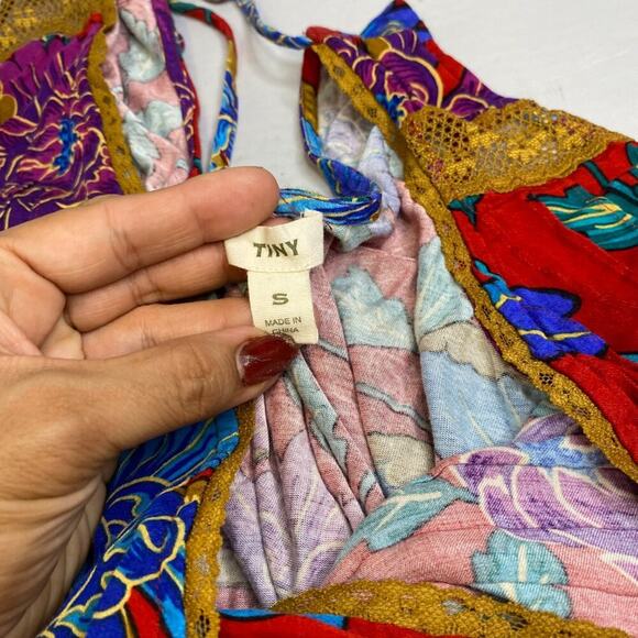 Anthropologie Tiny Rain-Scarf-Wrap Top Small - Picture 4 of 5